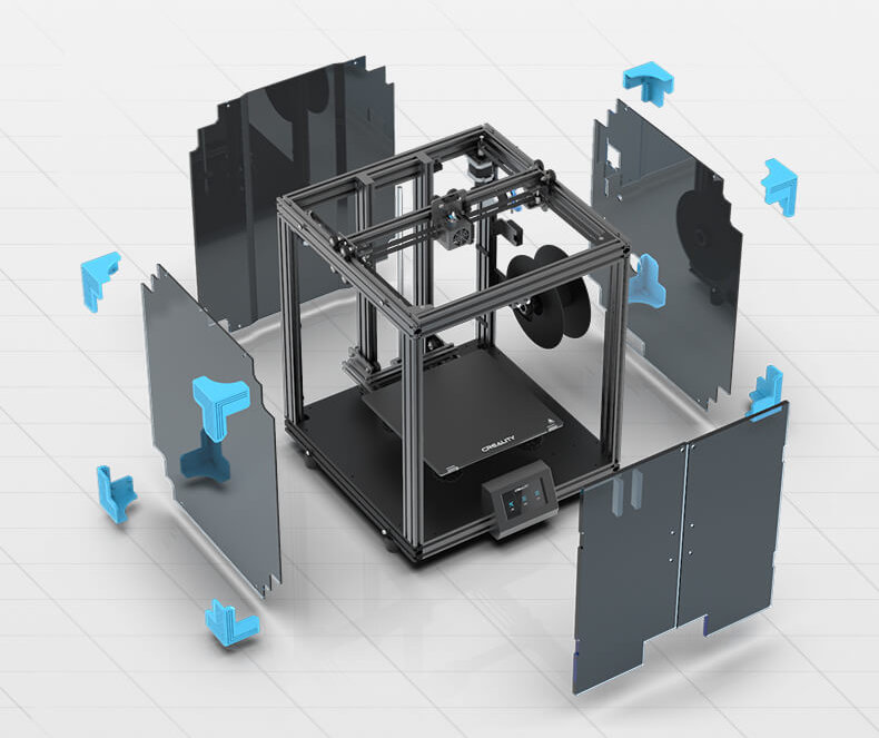 Обзор Creality Ender 6: полузакрытый 3D-принтер Core XY